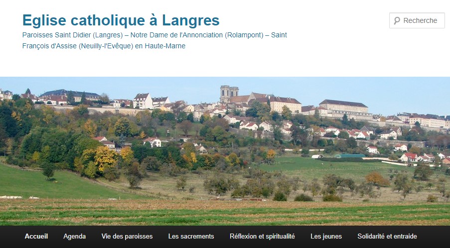 1ère page du blog de Langres